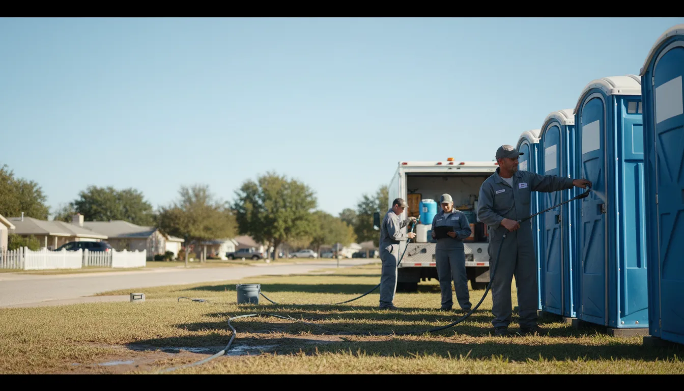Long-Term Portable Toilet Rental in Delaware, OH near me